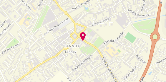 Plan de Centre Optique Mutualiste de Lannoy, 12 Rue de Tournai, 59390 Lannoy