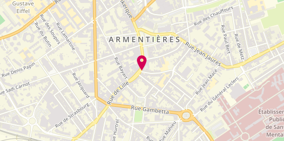 Plan de SARL Sape, 13 Rue Lille, 59280 Armentières