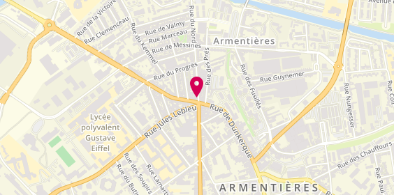 Plan de Opticien Qui Bouge, 3 Rue du N, 59280 Armentières