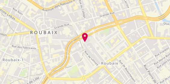 Plan de OUTLY - Designer Outlet Roubaix, 44 Rue Mail de Lannoy, 59100 Roubaix
