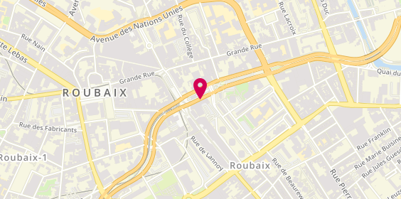 Plan de Centre d'Optiqe Mutualiste, 30-34 Boulevard Gambetta, 59100 Roubaix