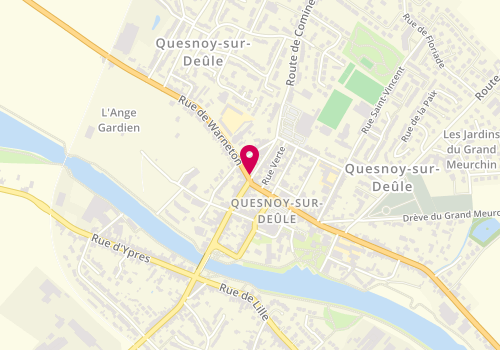 Plan de Quesnoy Optique, 75 Rue Belle Croix, 59890 Quesnoy-sur-Deûle