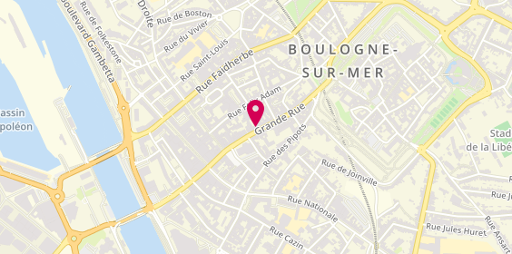 Plan de Contact Optique, 75 Grande Rue, 62200 Boulogne-sur-Mer