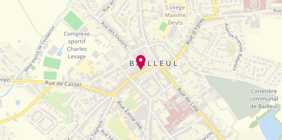 Plan de Optique Grand Lille, 32 place Charles de Gaulle, 59270 Bailleul