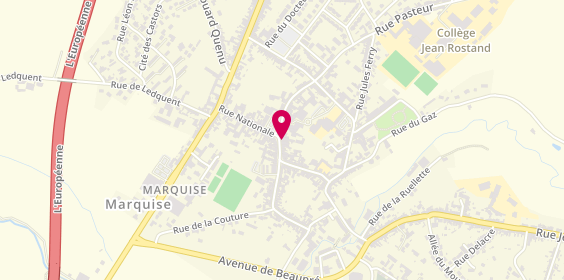 Plan de Bassement Optique - Marquise, 23 Gd Rue place Louis le Sénéchal, 62250 Marquise