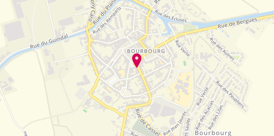 Plan de Optique Point de Vue - Opticien Bourbourg, 2 Bis Rue Paul Machy, 59630 Bourbourg